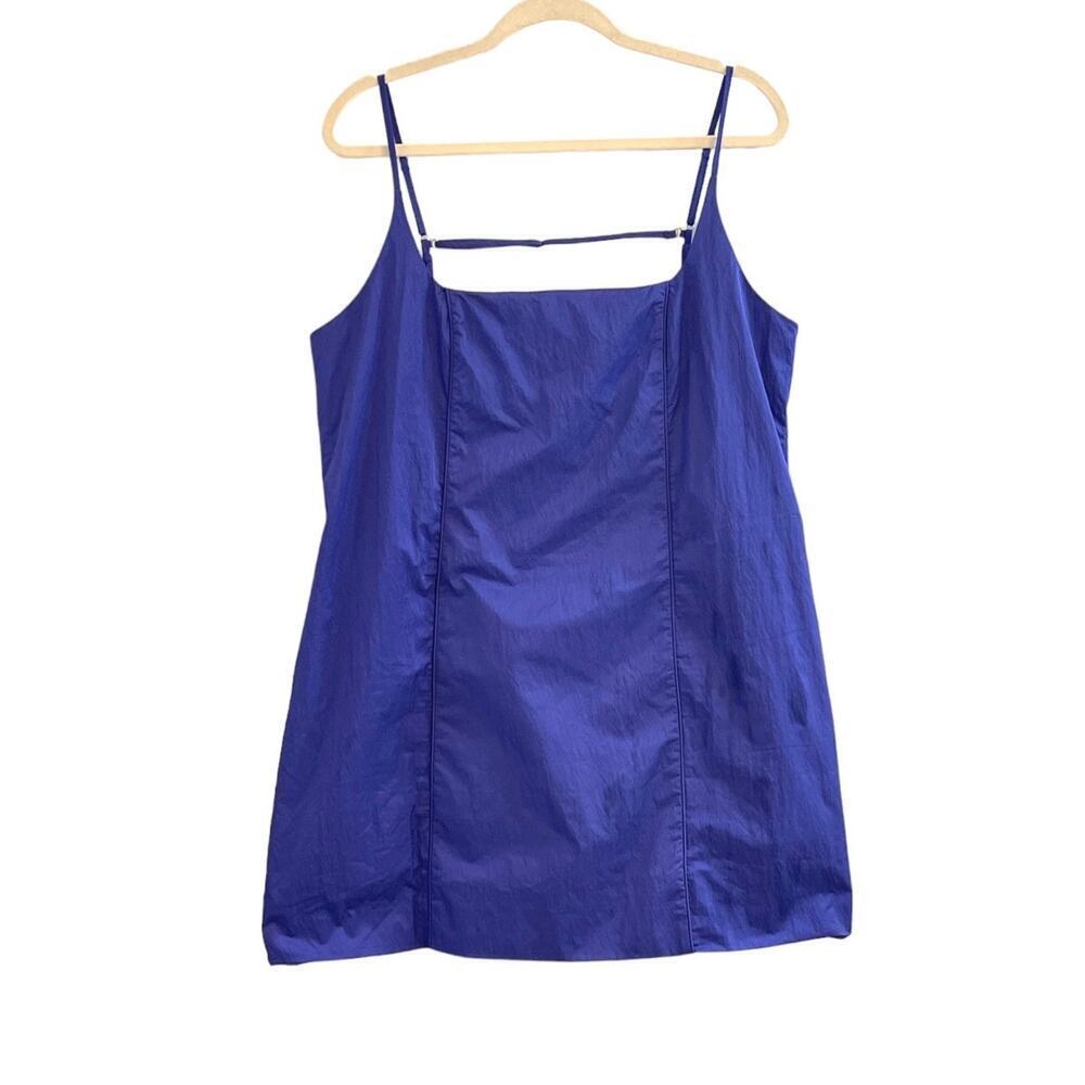 Free People Royal Blue Mini Slip Dress RARE